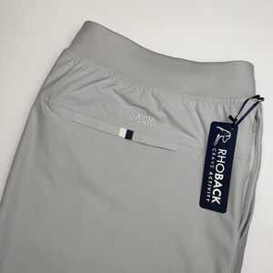 NEW Rhoback Delta Performance Joggers Men's XXL Ghost Grey FreeStride Pants